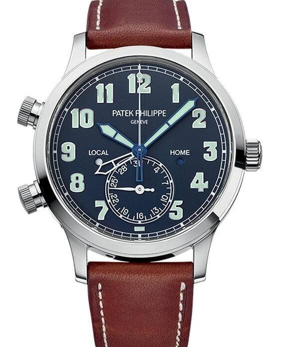 AAA Replica Patek Philippe Calatrava Pilot Travel Time Watch 5524G-001